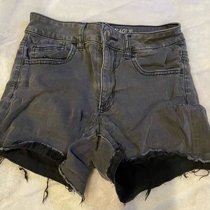 American Eagle Black Jean Shorts